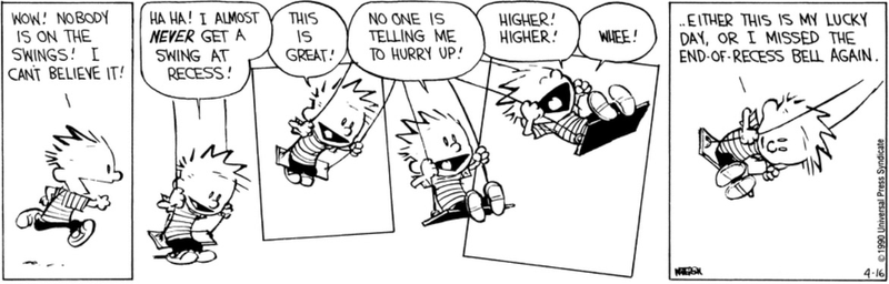 Illustration for article titled Calvin and Hobbes Showed The Trouble With Organized Sports And Father Figures